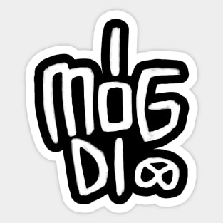 I mog di, Bavarian German Sticker